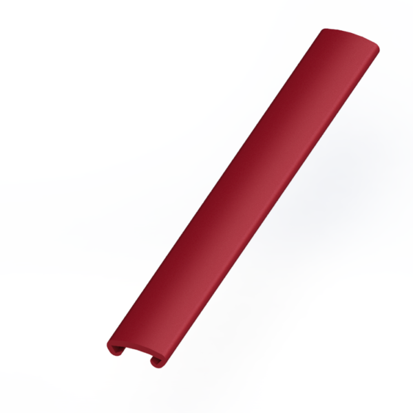 Main courante PVC rouge